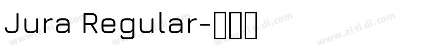 Jura Regular字体转换